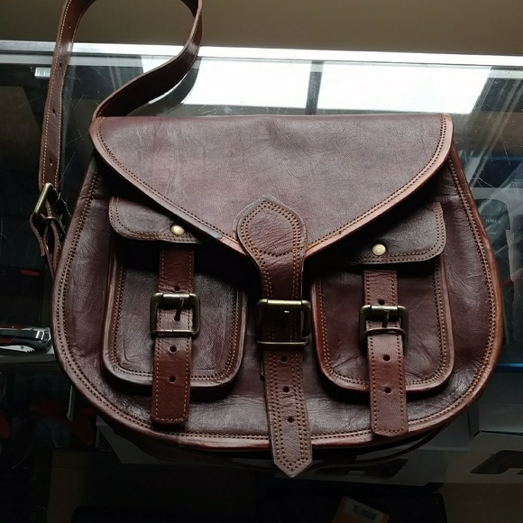 Handmade Handbags - Vintage saddlebag western leather